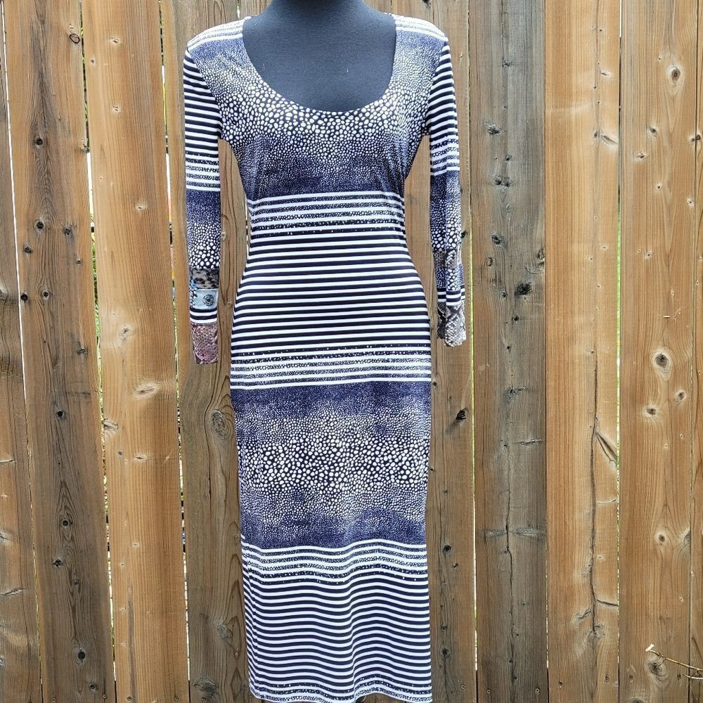 PREEN by Thornton midi length printed dress